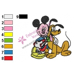 Mickey Mouse Cartoon Embroidery 83